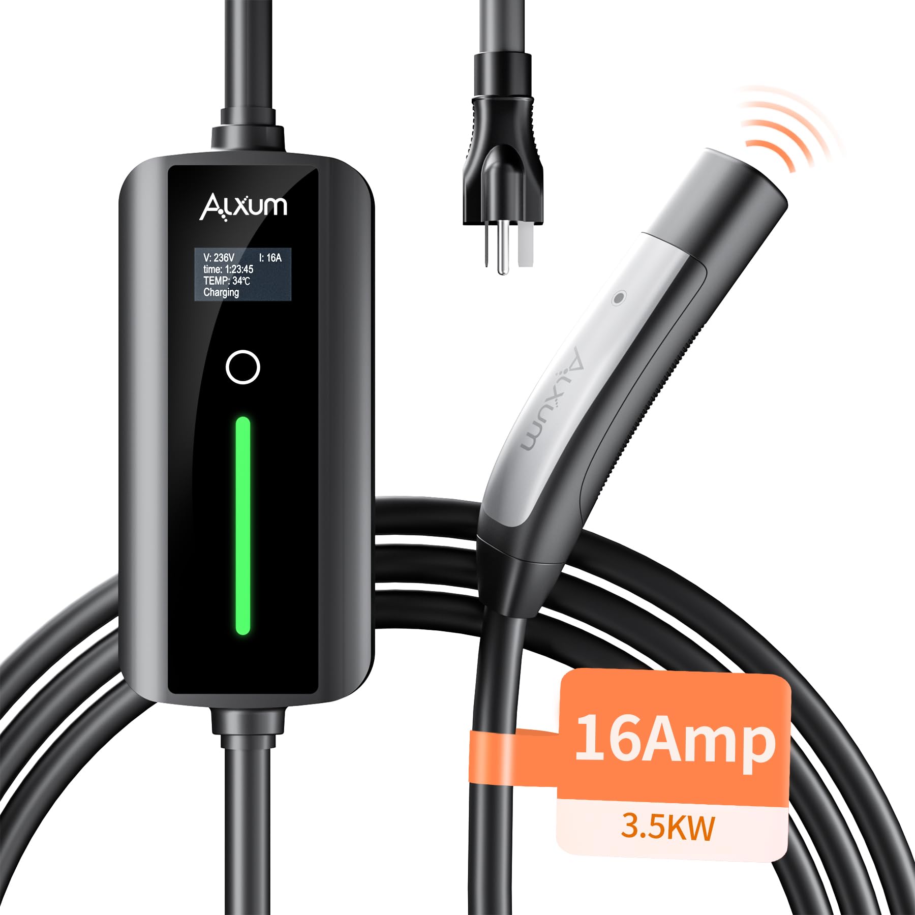 Amazon.com: Alxum Tesla Level 2 16A 240V Home Charger - NEMA 6-20P